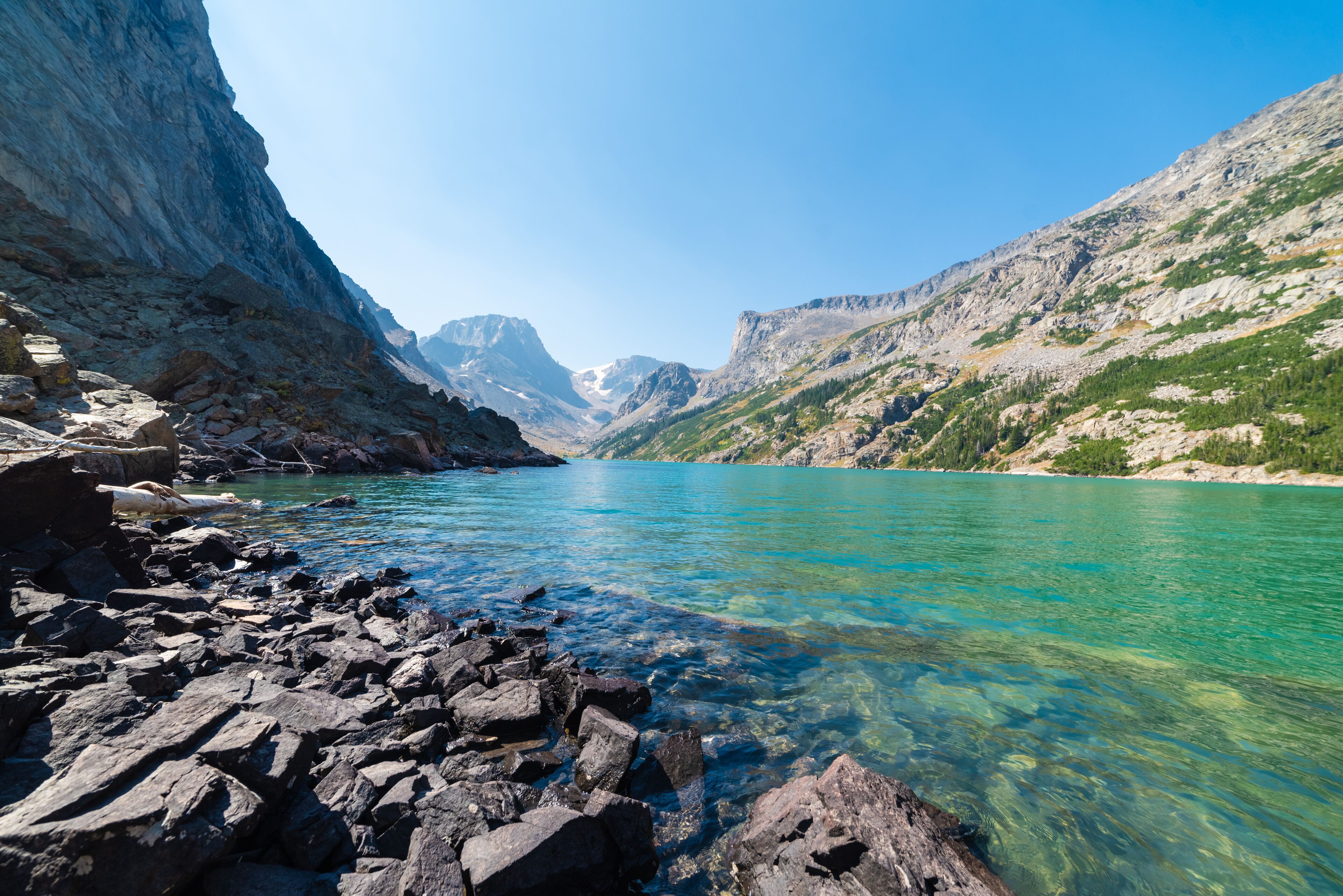 Glacier And Green Lake