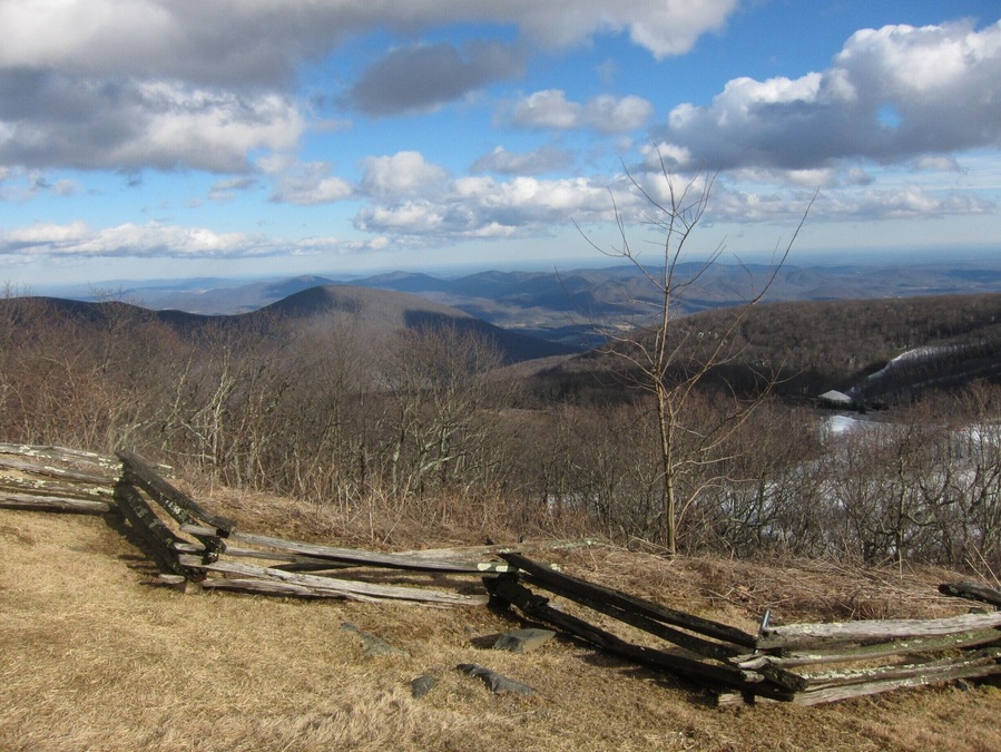 Overlook near Wintergreen Ski Resort