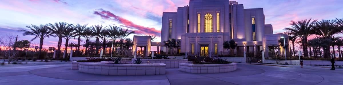 Mormon Temple in Gilbert Arizona