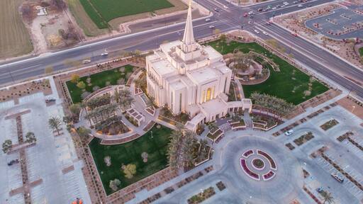 Aerial View of Gilbert Az
