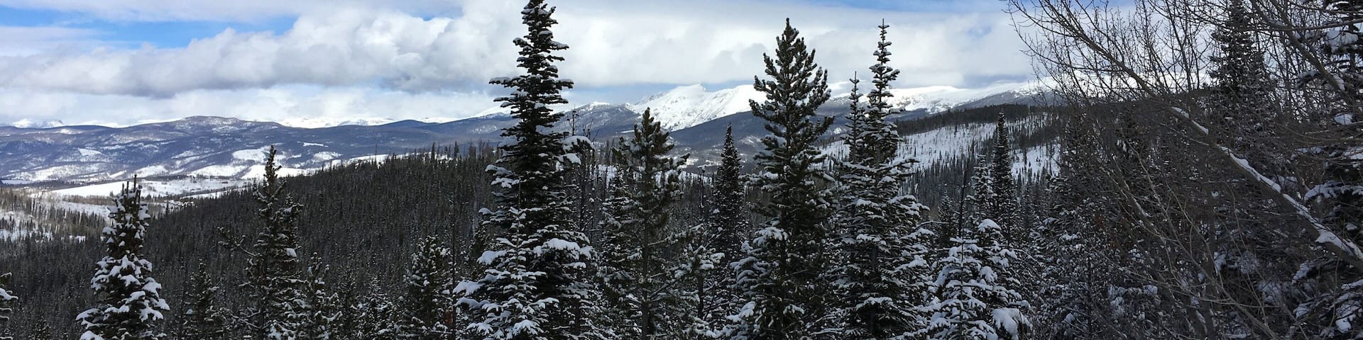 #aboveitall Continental Divide in Colorado, pit stop to take in the views as we were snow mobiling up the mountain