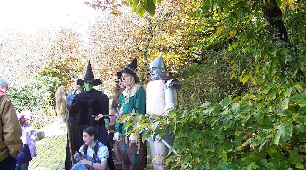 Dorothy and crew. The Land of Oz is well worth a visit, but only opens once a year, amidst the beautiful fall foliage of the NC mountains.