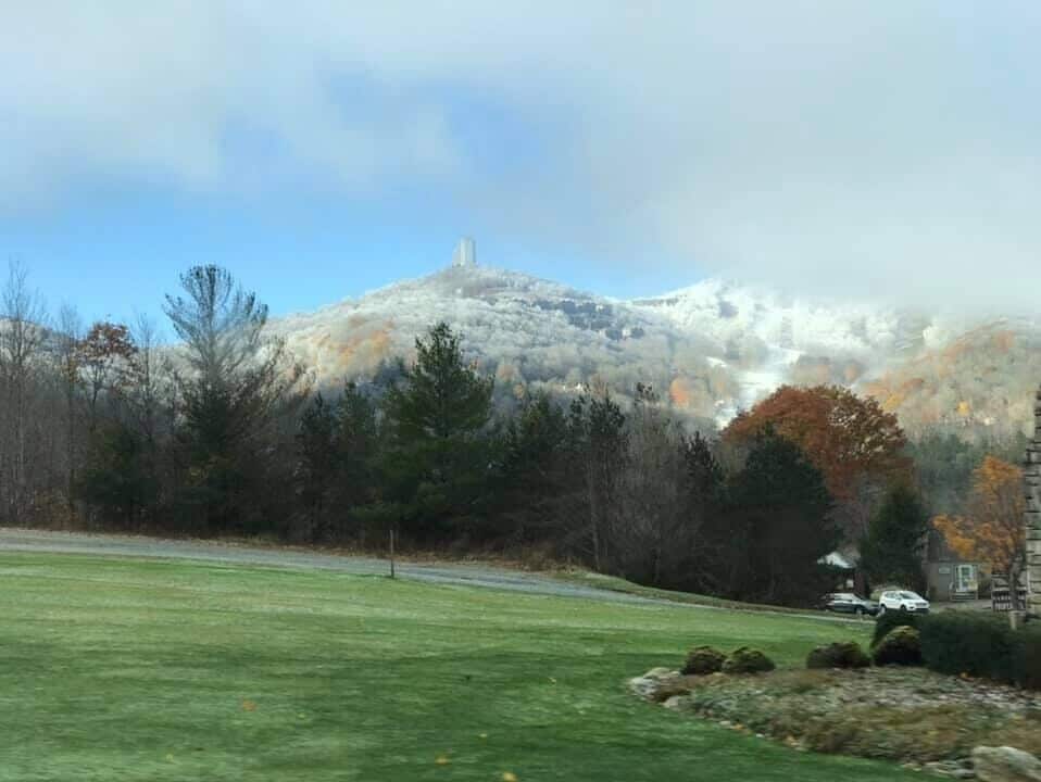 Thanks to friend Tom P., for his Sugar Mountain photos this morning❣️
‘First snow...’