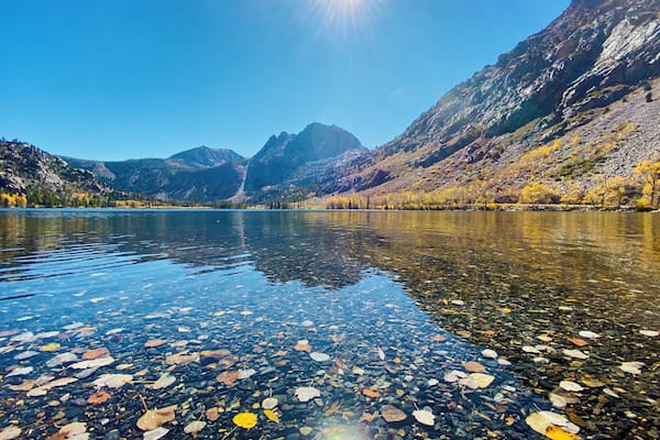 Fall colors in June lake loop
