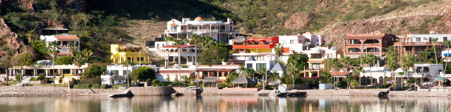 A peaceful harbor in San Carlos along Mexico's Pacific Coast