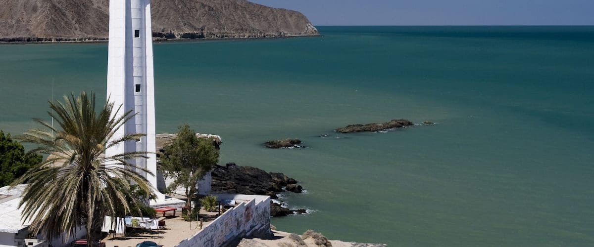 Lighthouse in San Felipe, Mexico