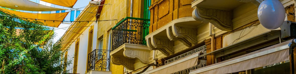 Detail of Ledra street - the main shopping avenue of Nicosia, Cyprus