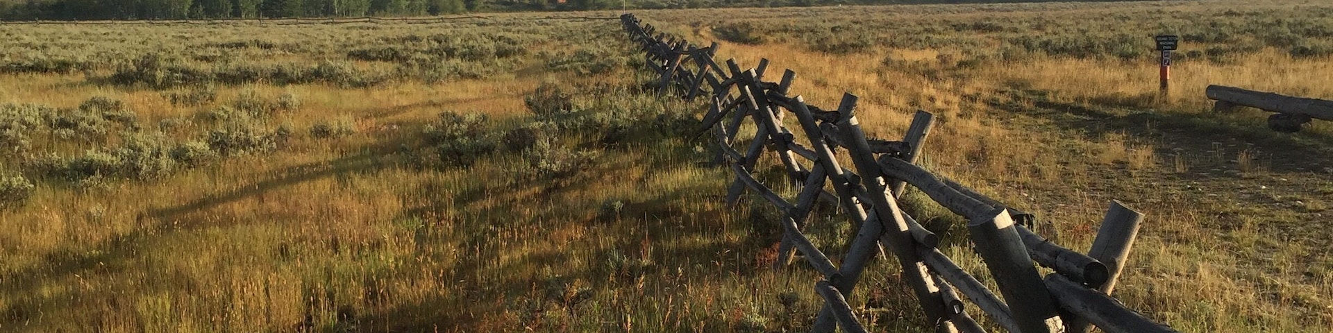 Just a couple of mile run from Teton Village, spectacular vista