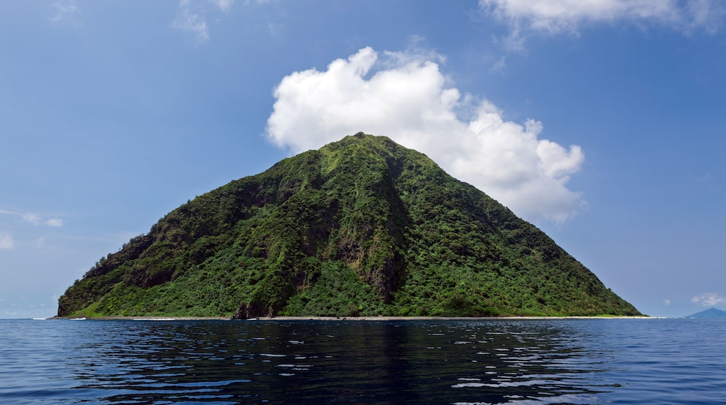 One of the many beautifully vibrant rock formations of the Shepherd Islands, Vanuatu.