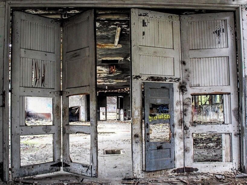 Abandoned Factory Doors #abandoned