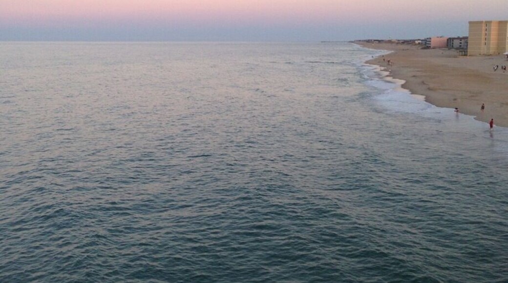 View of the beaches in Nags Head from Jeanette's Pier.