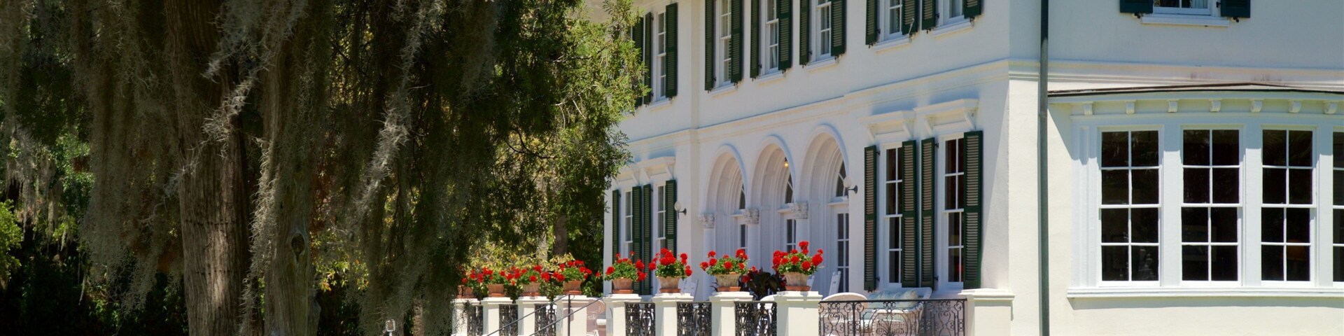 Jekyll Island featuring a house and flowers