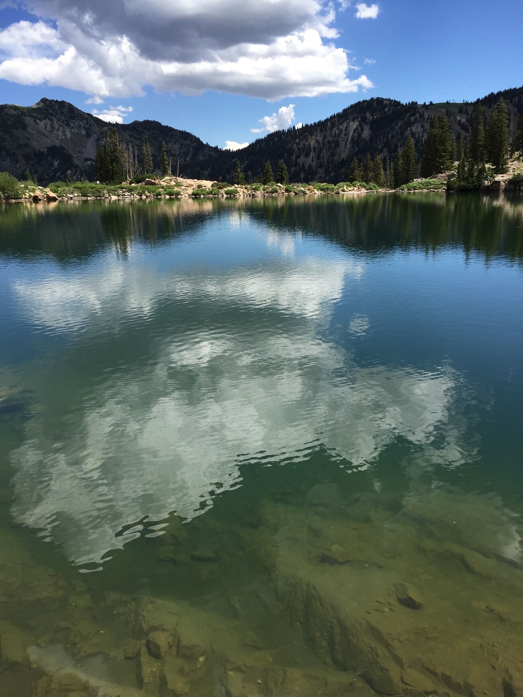 Cecret Lake in late July. Beautiful hike.