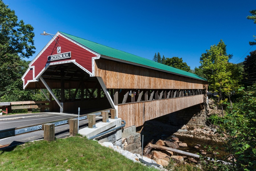 Covered Bridge in Jackson, New Hampshire