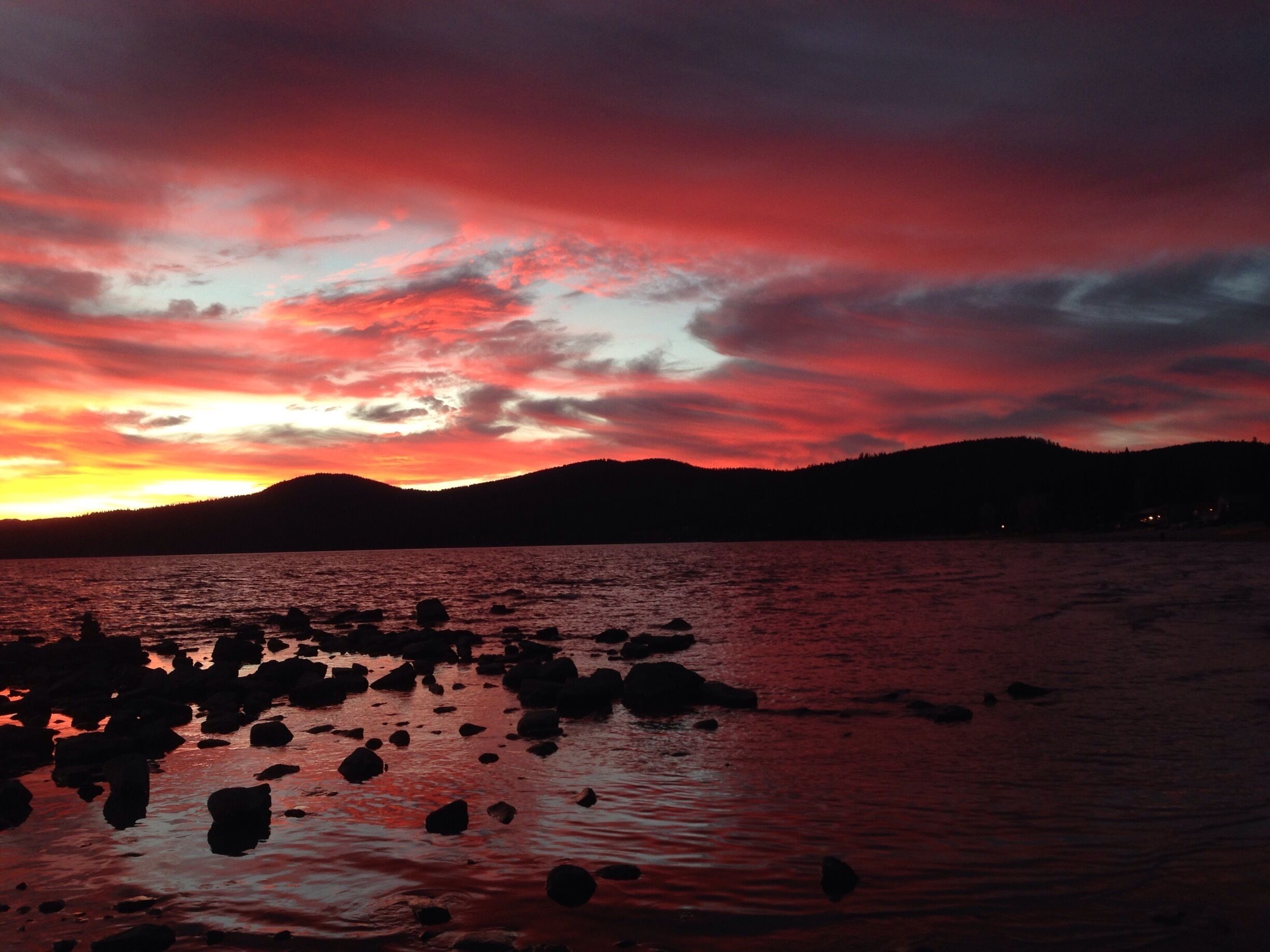 Sunset at Kings Beach Statepark/Northshore of Lake Tahoe