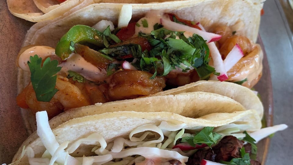 Tacos were okay. Chips and salsa were good