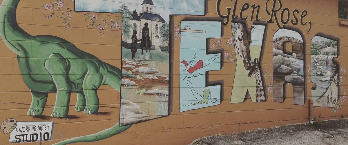 Small town charm, very historic
45 minutes SW of Fort Worth, TX