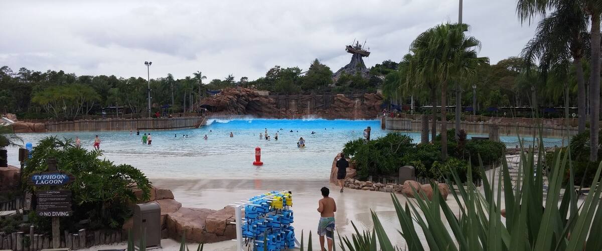Walt Disney World vacation in early December. Typhoon Lagoon was basically empty. Loved it.