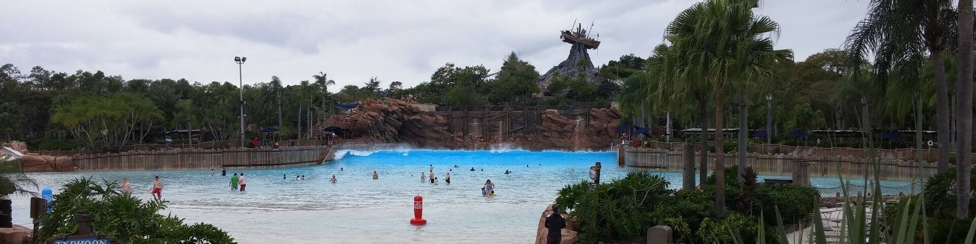 Walt Disney World vacation in early December. Typhoon Lagoon was basically empty. Loved it.