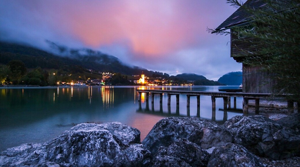 Cloudy morning in Abersee / Wolfgangsee