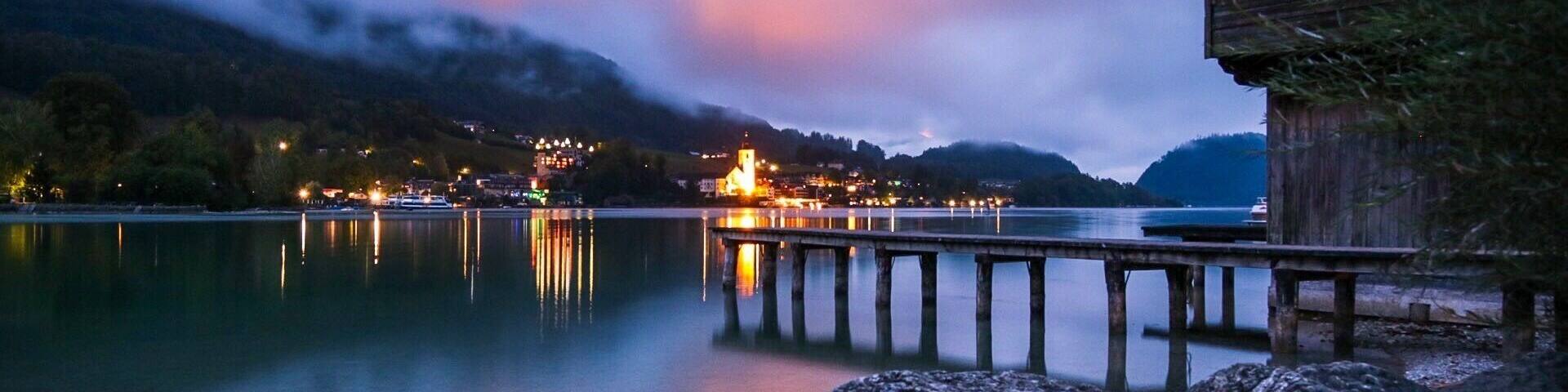 Cloudy morning in Abersee / Wolfgangsee