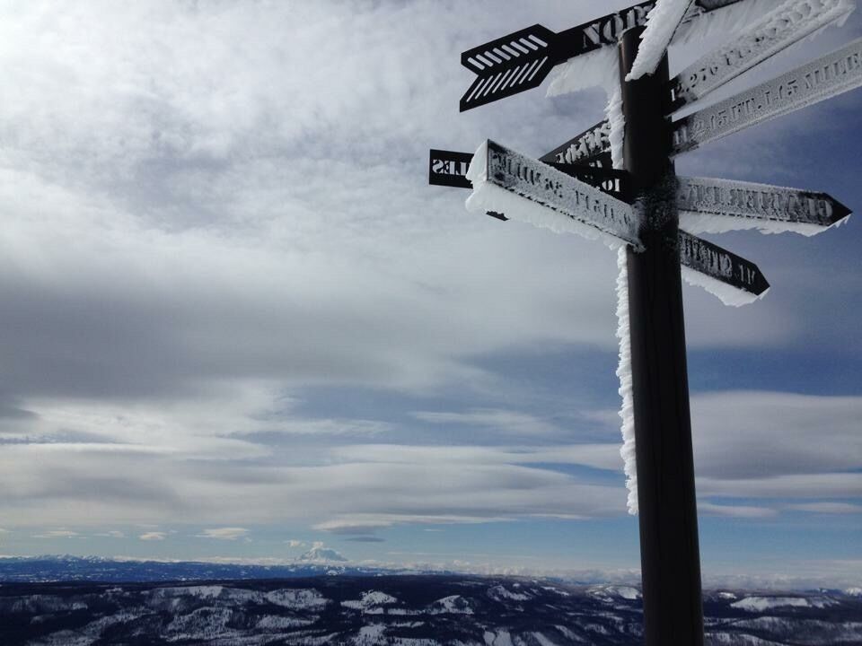 Lovely skiing in Wenatchee.