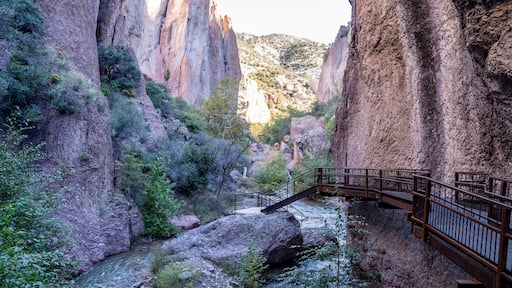 Catwalk Recreation area hike in the Whitewater Canyon. Gila National Forest, New Mexico