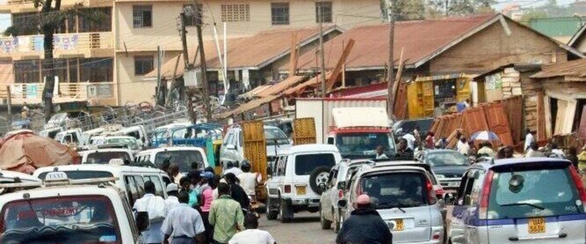 O our way into Kampala. The traffic was unbelievable!
#UrbanJungle