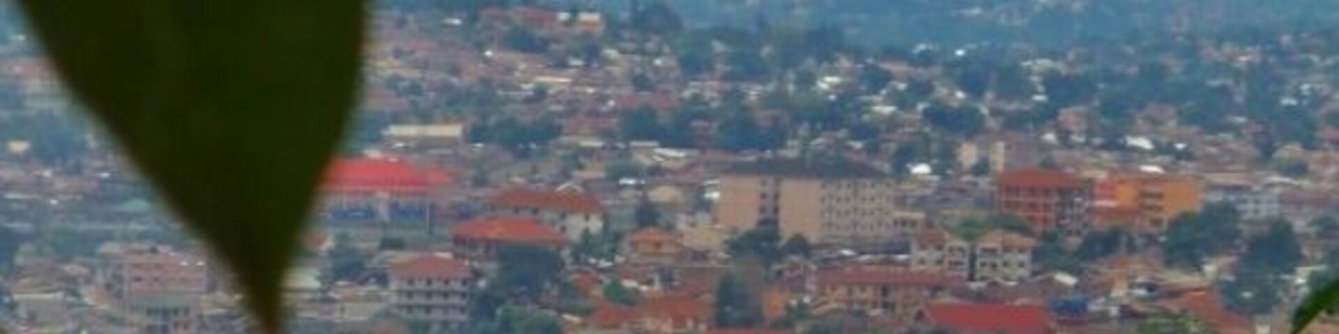 View of the bustling capital city of Kampala from our guesthouse room. This was a great guesthouse to relax on our rest days