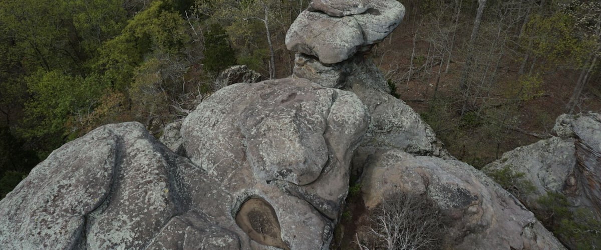 Camel rocks at Shawnee National forest.