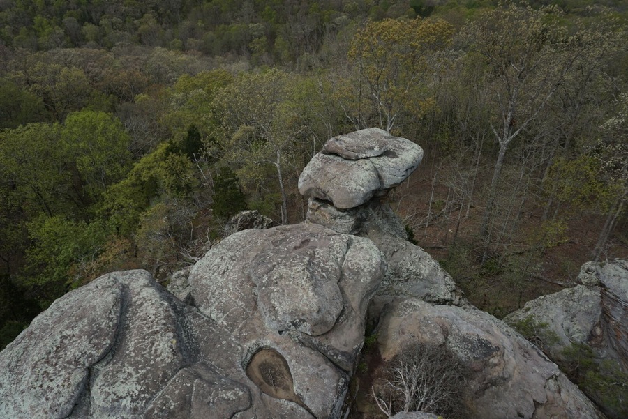 Camel rocks at Shawnee National forest.