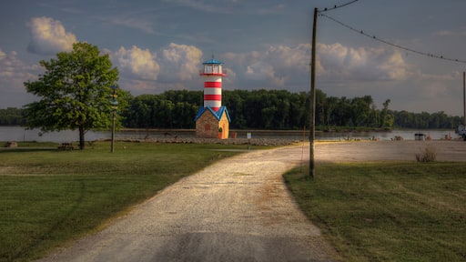 Grafton Lighthouse Located just south of the confluence of the Mississippi and Illinois River.