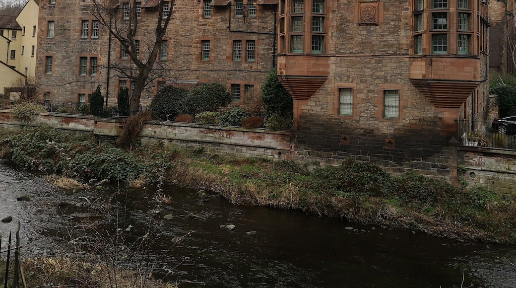 Beautiful building along the Dean path in Dean village, a picturesque part of Edinburgh, well worth the walk along the 'Water of Leith'.