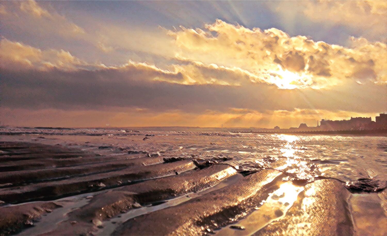 bonnie sunset set the sand off...