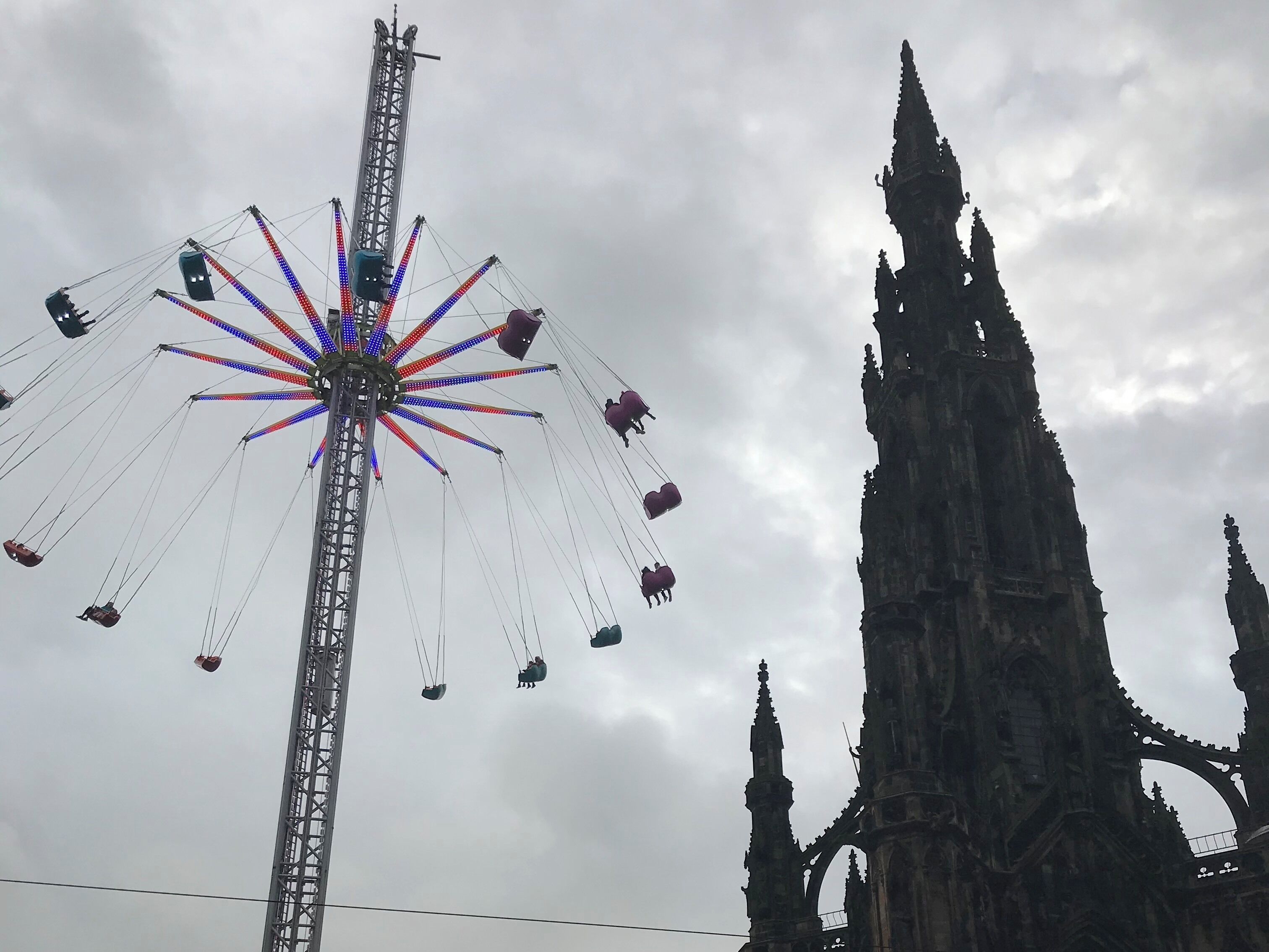 Star flyer is same height as scott monument
