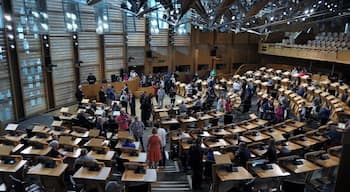 The debating chamber of the Scottish Government.