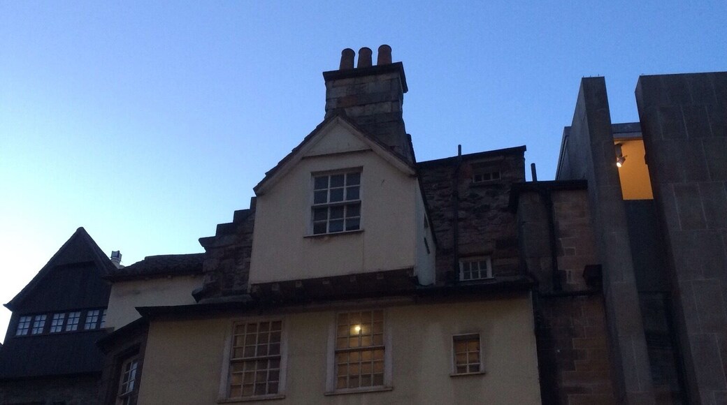 The home of John Knox (1513-24th November 1572) the Royal Mile, Edinburgh. John Knox was a Scottish minister, theologian, and a writer who was leader of Scotland's reformation. He was also the founder of the Presbyterian church.