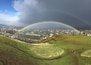 Double Rainbow over Edinburgh singles shower over