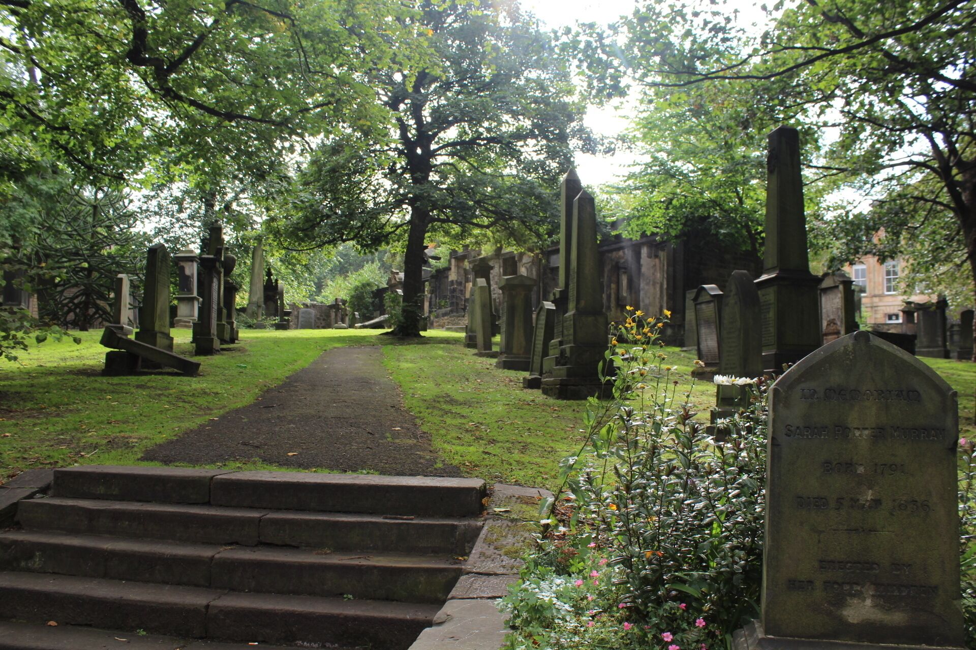 The graveyard that inspired a place Godric's Hollow in J.K. Rowling's Harry Potter. It's right beside Edinburgh Castle so there's is no reason not to walk through this old and dark pathway.