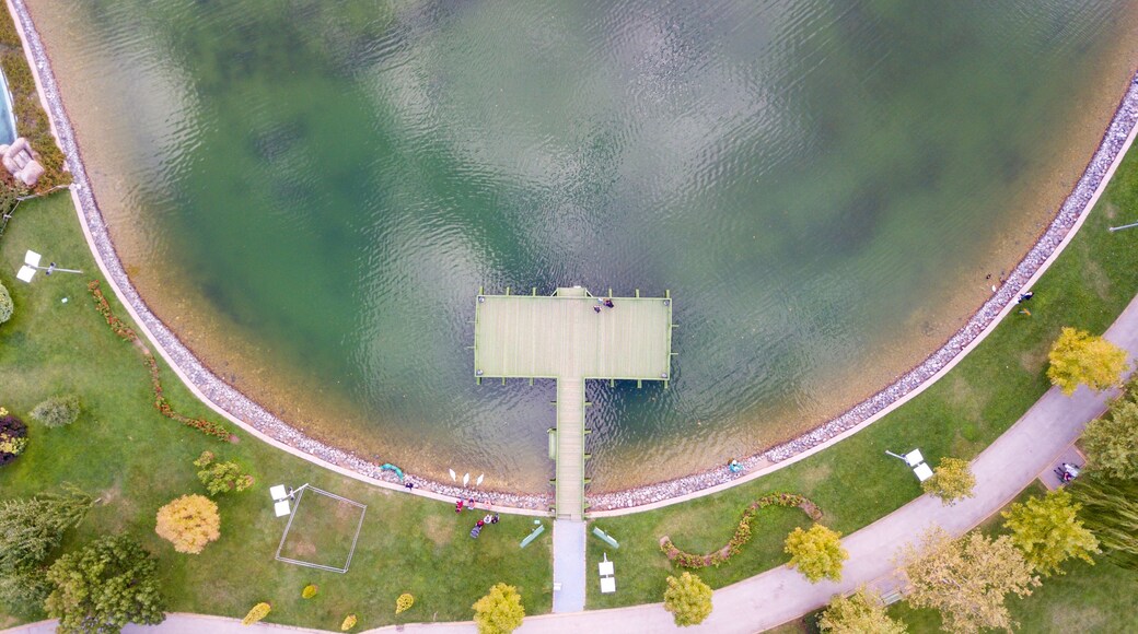 wooden pier by the lake