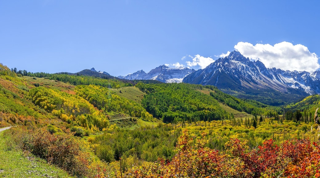 Landscape view of countryside Colorado fall season