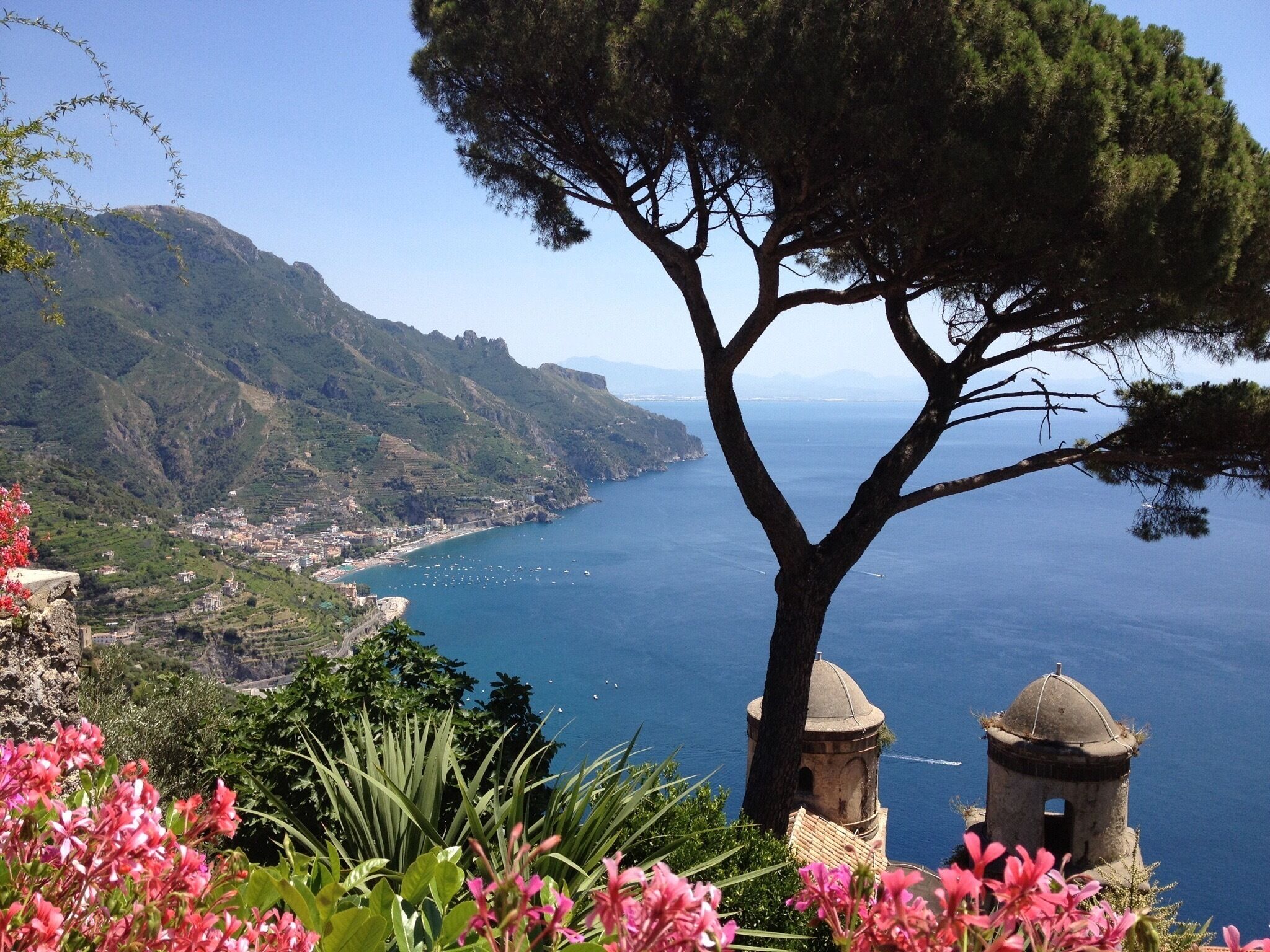 Ah, the view from on high. Ravello.