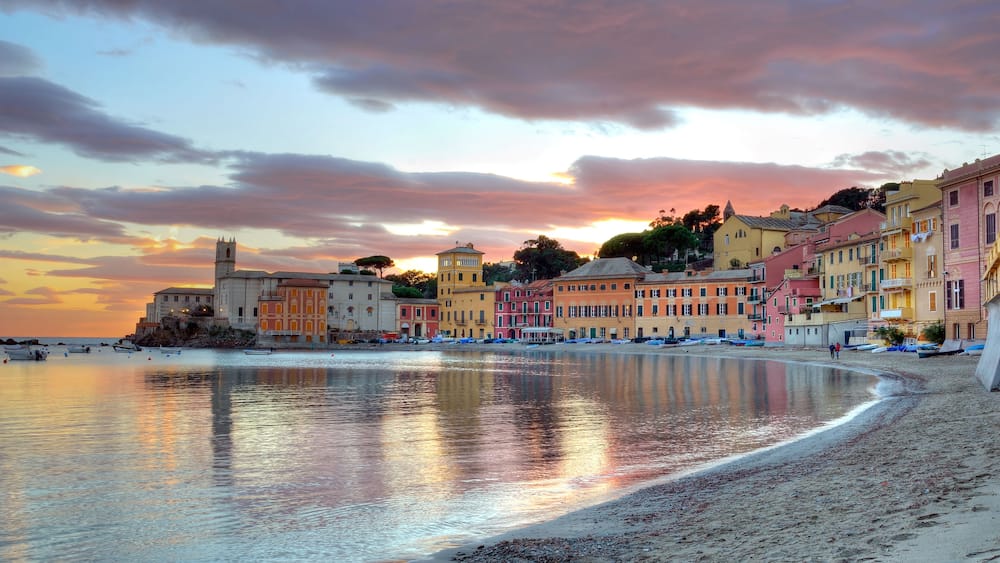 the bay of silence (baia del silenzio) Sestri Levante, Italy (hdr image); Shutterstock ID 162913988