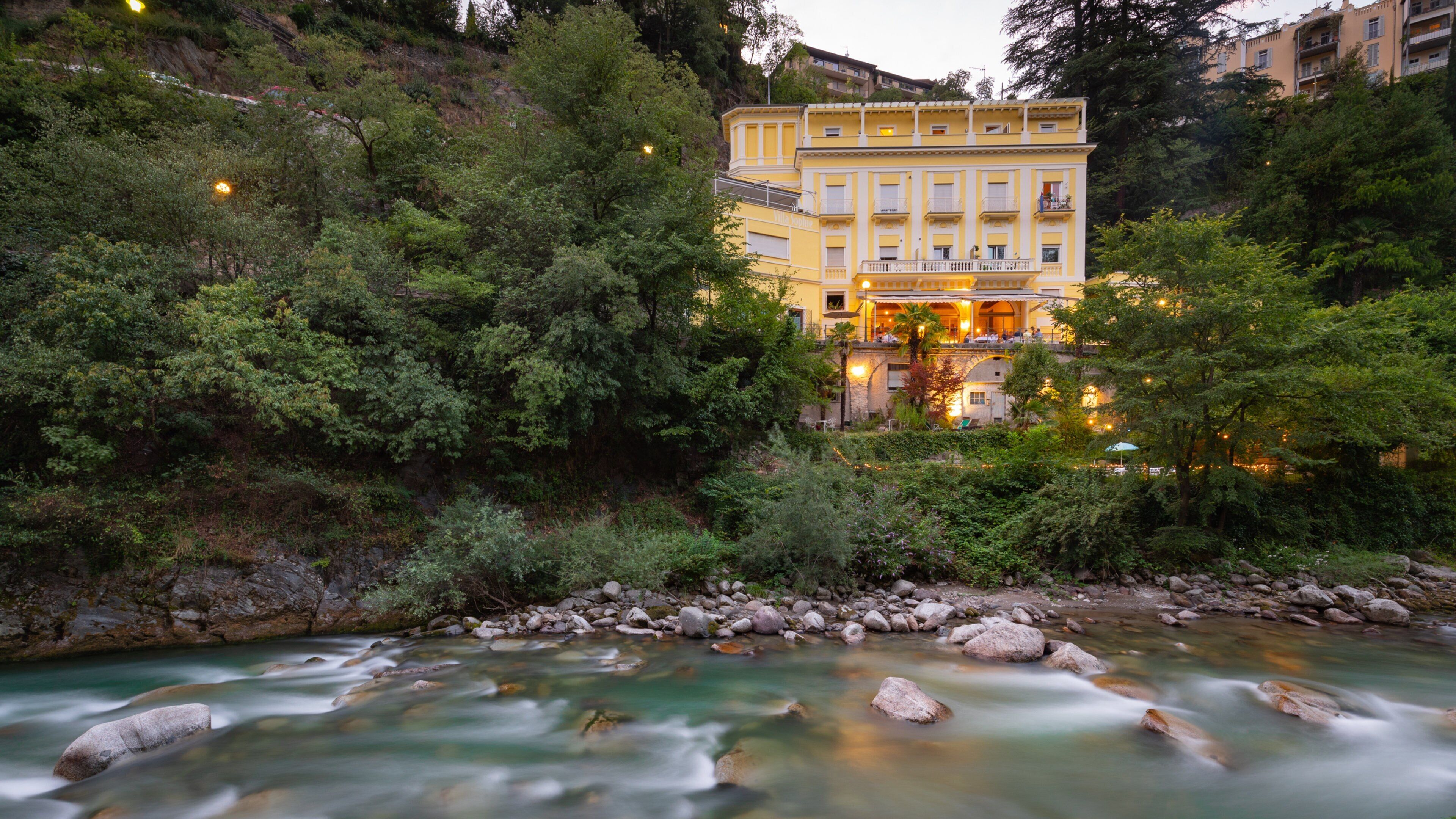 Merano featuring a river or creek