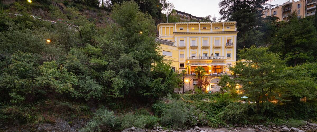 Merano featuring a river or creek