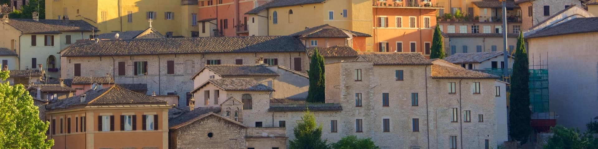Spoleto which includes a house and a city