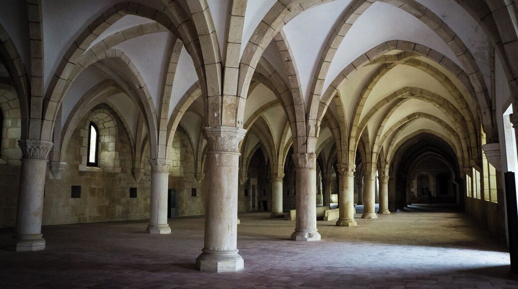 The dormitory is a big Gothic room where the monks slept together: only the abbot was allowed to have his own room.
The Alcobaça Monastery is an impressive Medieval Roman Catholic monastery located in the town of Alcobaça. The church and monastery were one of the first Gothic buildings and one of the most important medieval monasteries in Portugal. Due to its artistic-historical importance and monumental beauty, the Alcobaça Monastery warranted its inscription in the list of UNESCO World Heritage Sites in 1989. http://bit.ly/1U6DEYv