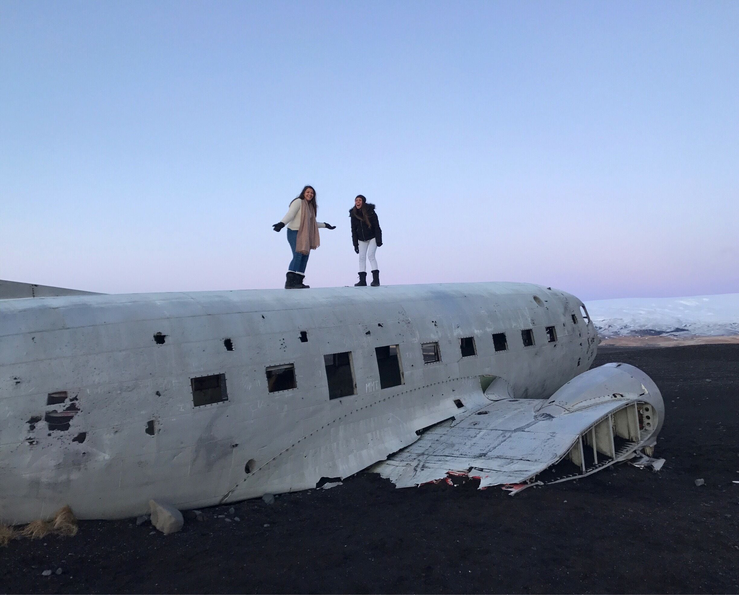 This is a spot in Iceland that may be tricky to find but totally worth. It was quite a lengthy walk to get here. If you google the plane wreckage online you will find the coordinates, directions on how to find it and even a little history on the plane. One of the coolest things about the trip. 