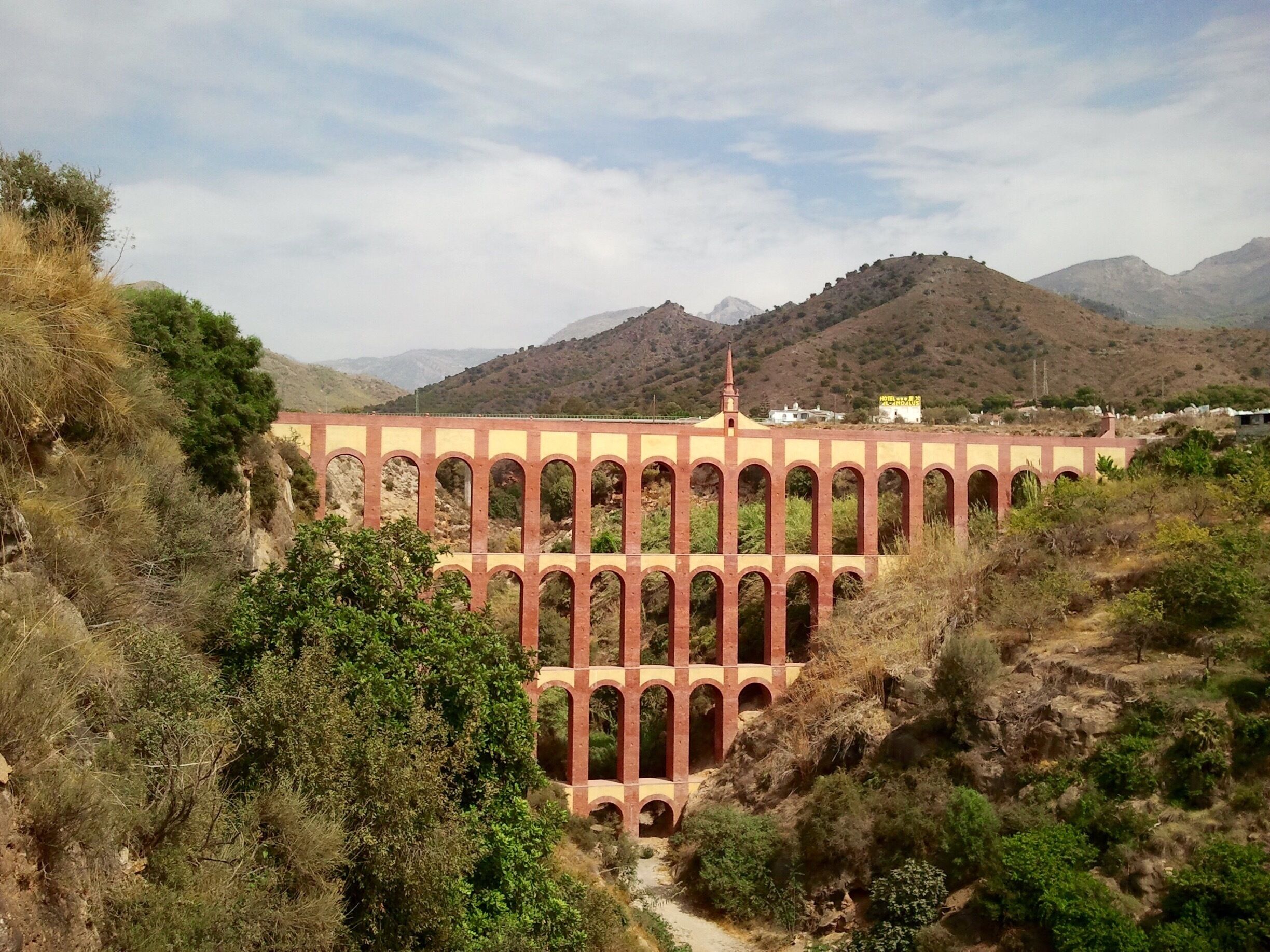 Acueducto del Águila. Nice road side discovery when visiting the caves in Nerja.