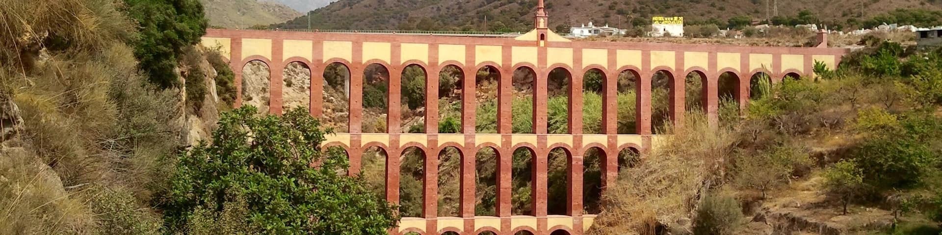 Acueducto del Águila. Nice road side discovery when visiting the caves in Nerja.